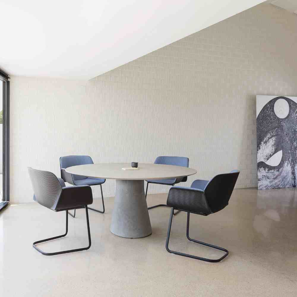reverse meeting table | andreu world - image 10