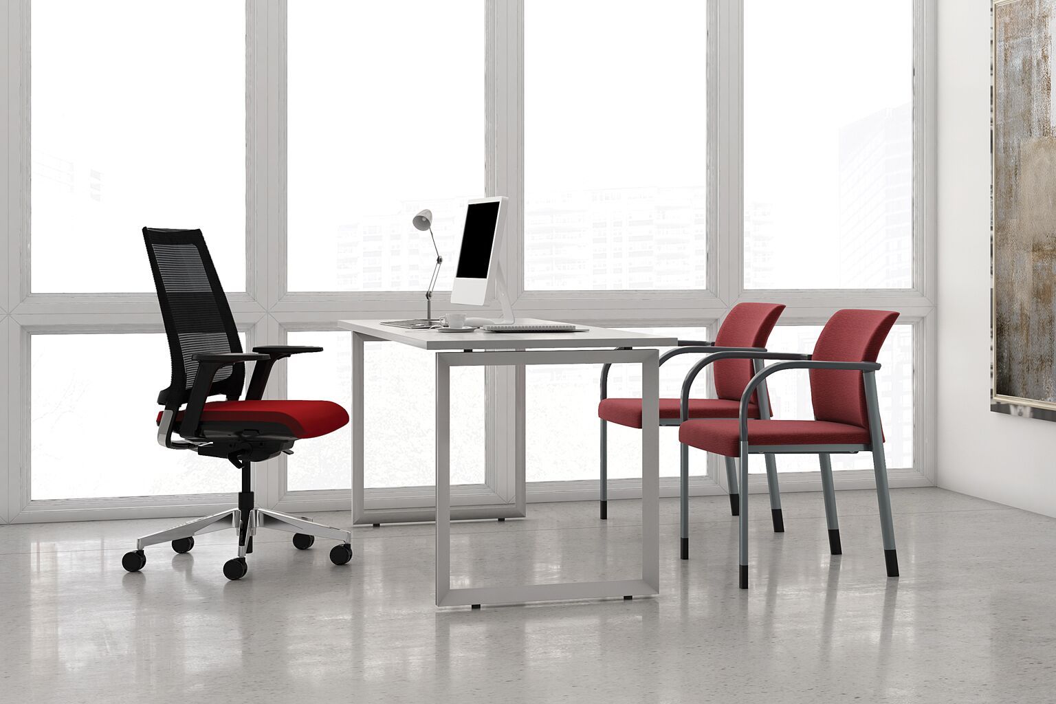 luna conference chair | 9to5 seating - image 5