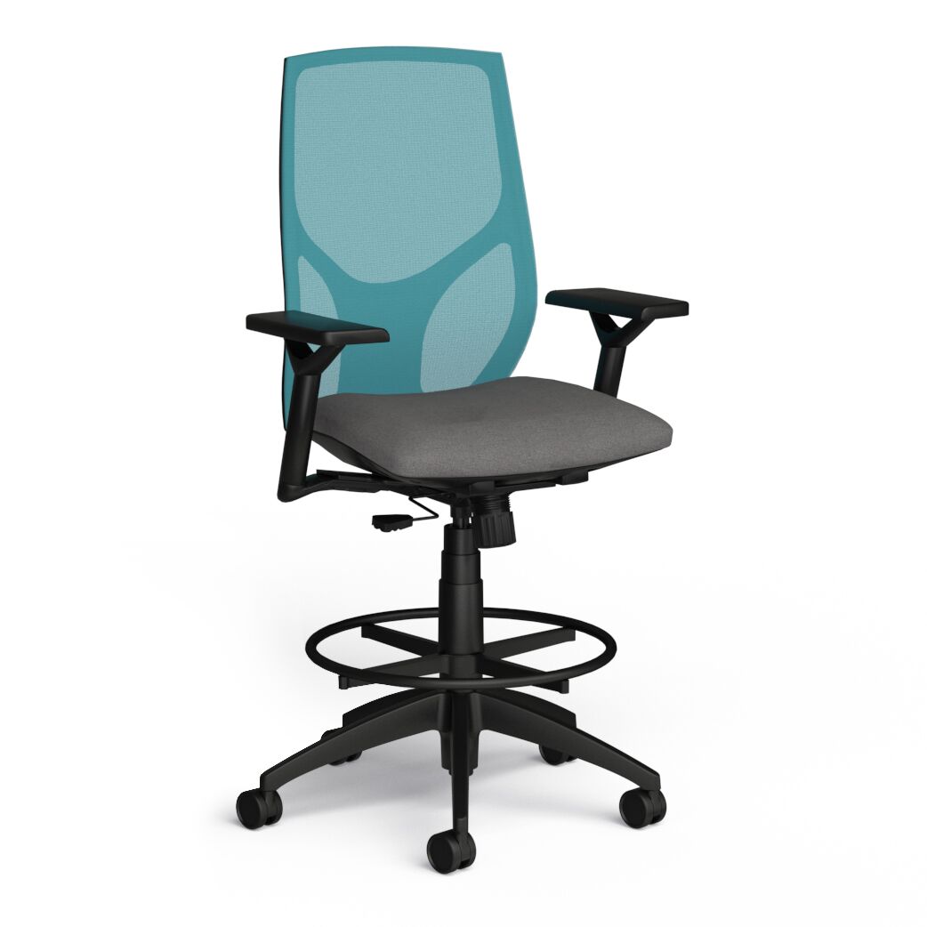 alan desk vault stool 9to5 seating