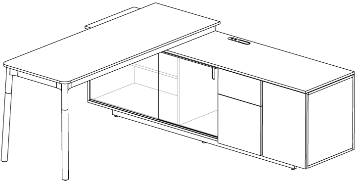 woodstock™ private office furniture | three h - image 37