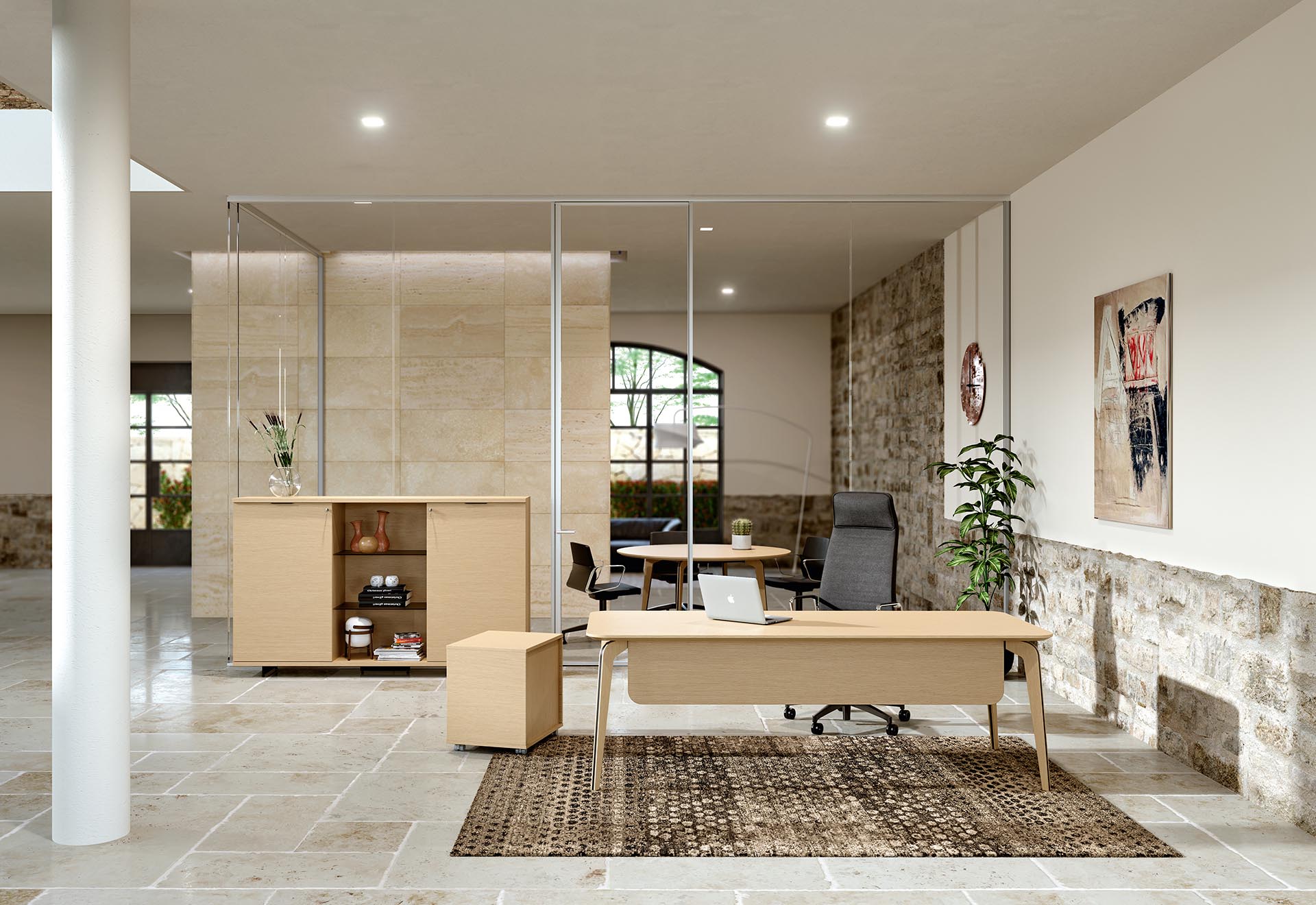 blade modern executive desk | alea - image 8