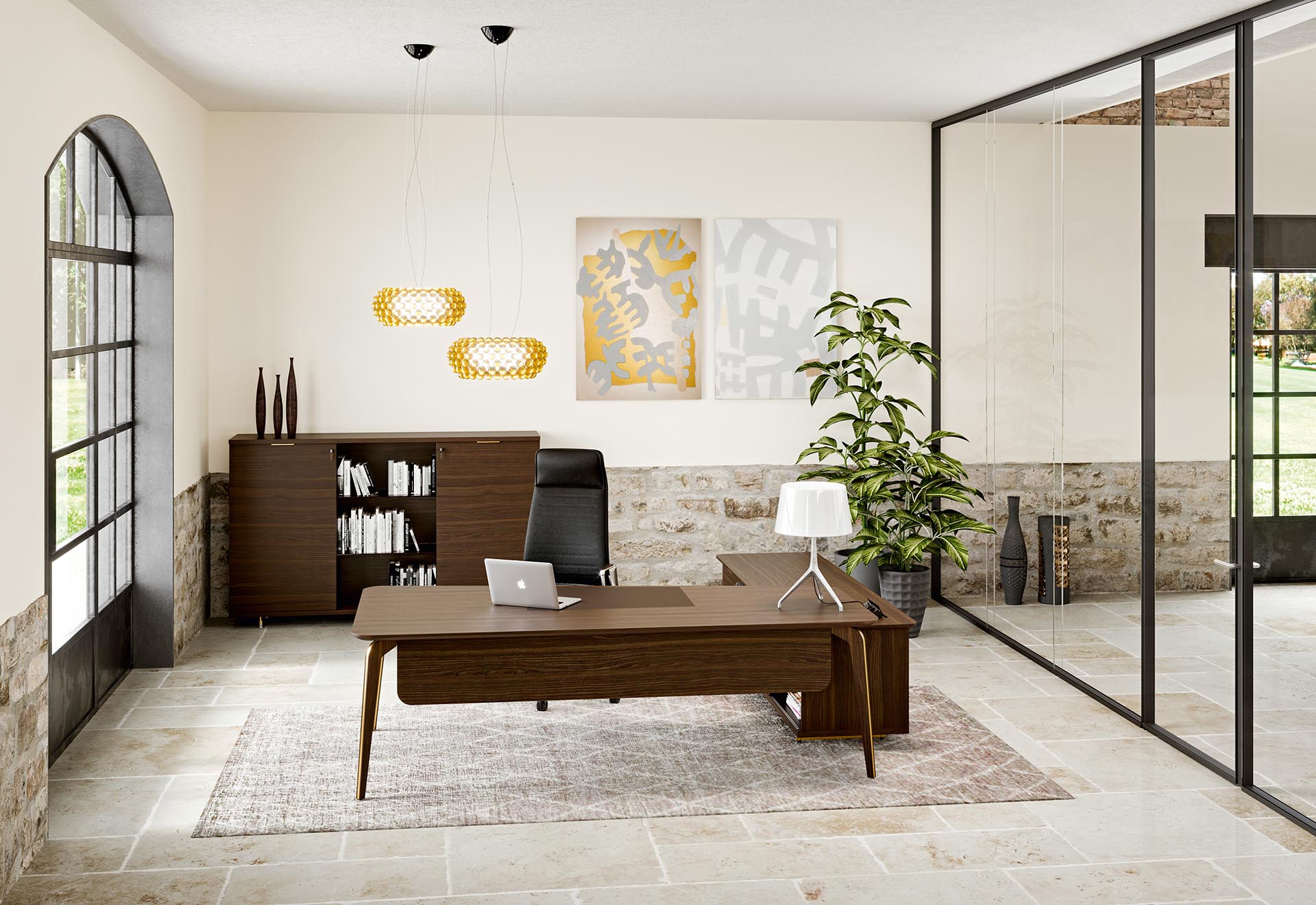 blade modern executive desk | alea - image 21