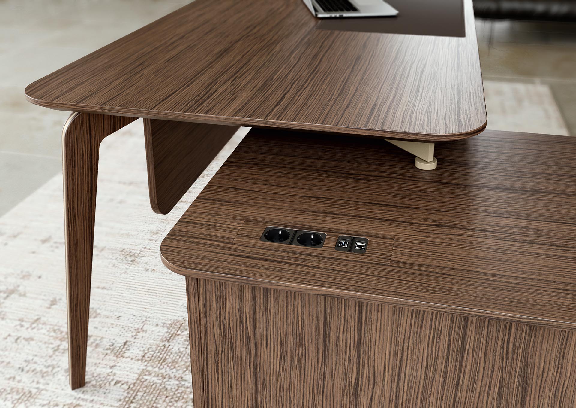 blade modern executive desk | alea - image 17