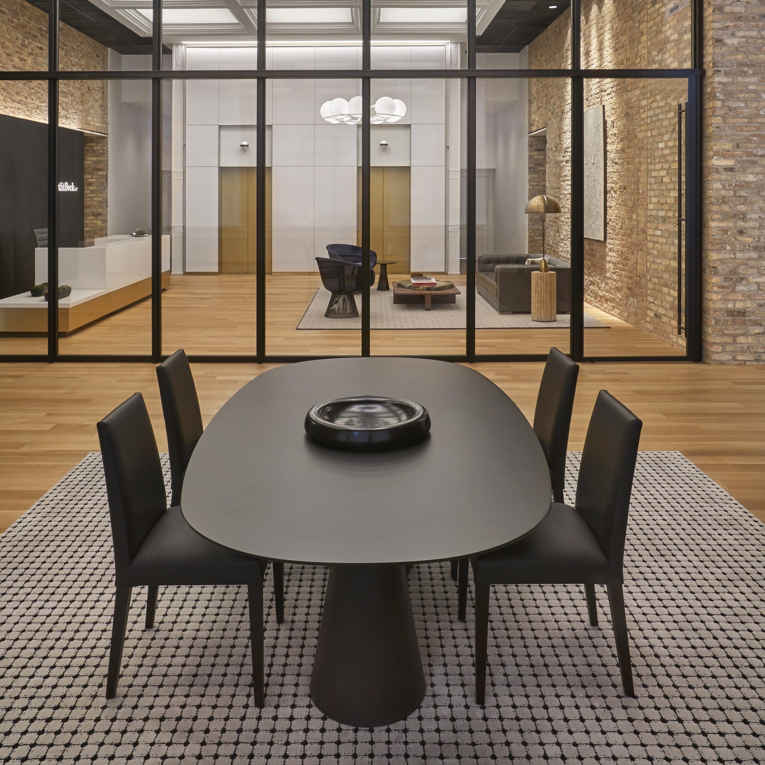reverse conference table | andreu world - image 9