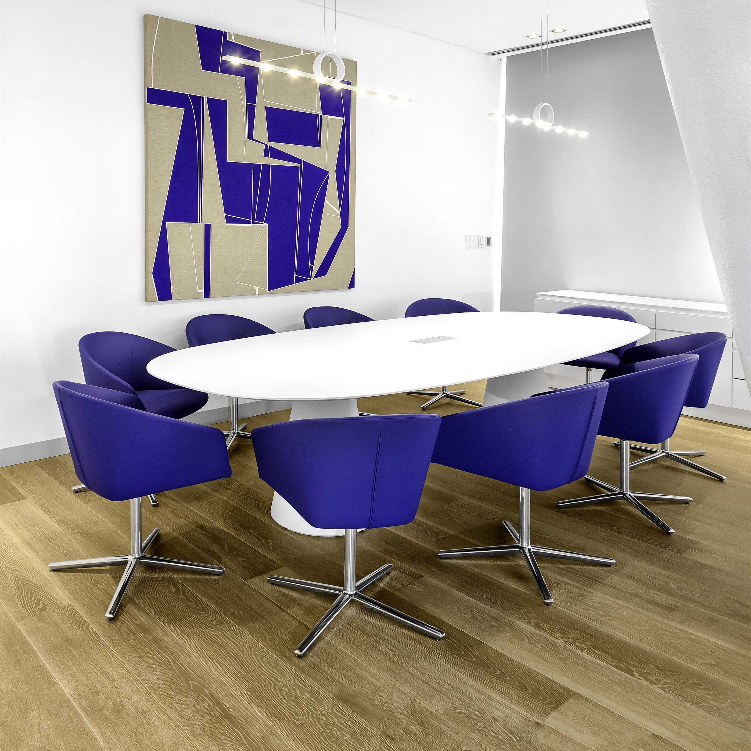 reverse conference table | andreu world - image 11